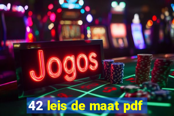 42 leis de maat pdf